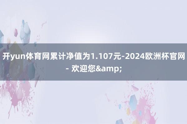 开yun体育网累计净值为1.107元-2024欧洲杯官网- 欢迎您&
