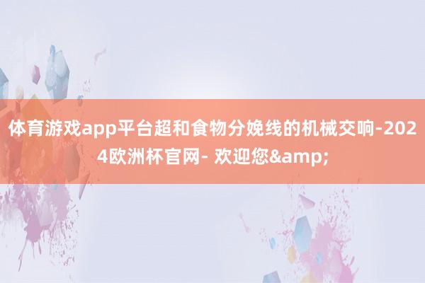 体育游戏app平台　　超和食物分娩线的机械交响-2024欧洲杯官网- 欢迎您&