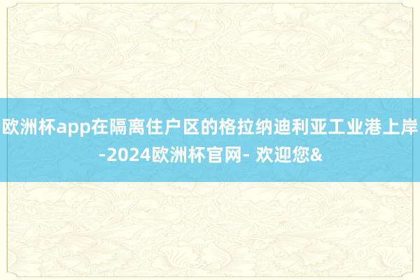 欧洲杯app在隔离住户区的格拉纳迪利亚工业港上岸-2024欧洲杯官网- 欢迎您&