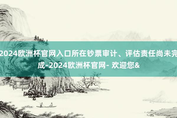 2024欧洲杯官网入口所在钞票审计、评估责任尚未完成-2024欧洲杯官网- 欢迎您&