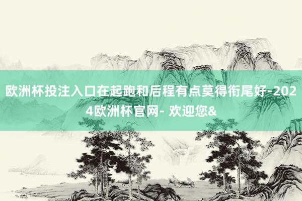 欧洲杯投注入口在起跑和后程有点莫得衔尾好-2024欧洲杯官网- 欢迎您&